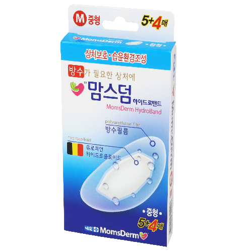 Neo MomsDerm Waterproof Hydrocolloid Bandages M 9p